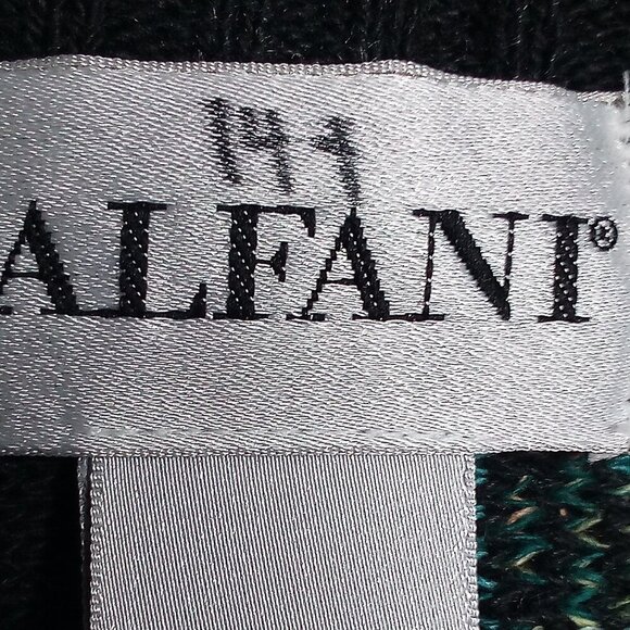 Vintage Alfani 3D Cable Knit Sweater Biggie Cosby Coogi Style - Picture 4 of 8